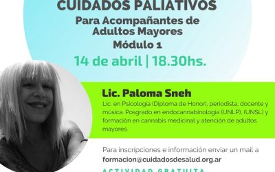 Curso sobre Herramientas de Cuidados Paliativos para acompañar adultos mayores
