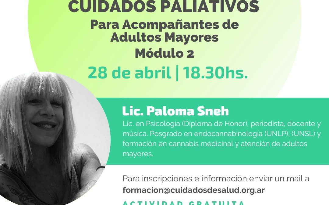 Se viene el Segundo módulo de Herramientas de Cuidados Paliativos